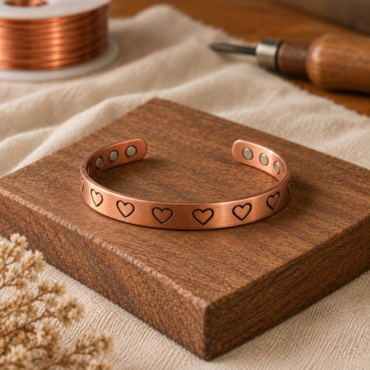 HARPER | BRACCIALE IN RAME HEARTH