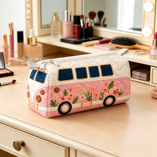 BLOOMWAGON | BEAUTY CASE CAMPER FIORATO