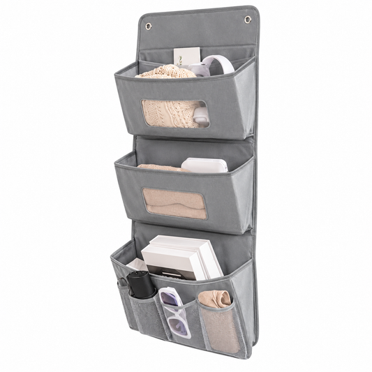 TIDYHAVEN | ORGANIZER DA APPENDERE GRIGIO A TASCHE