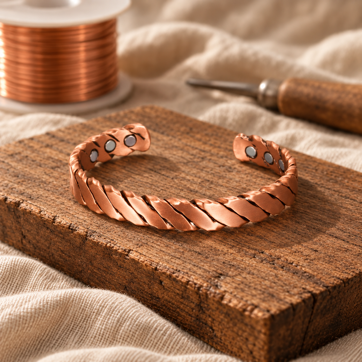 NADINE | BRACCIALE SAGE COPPER