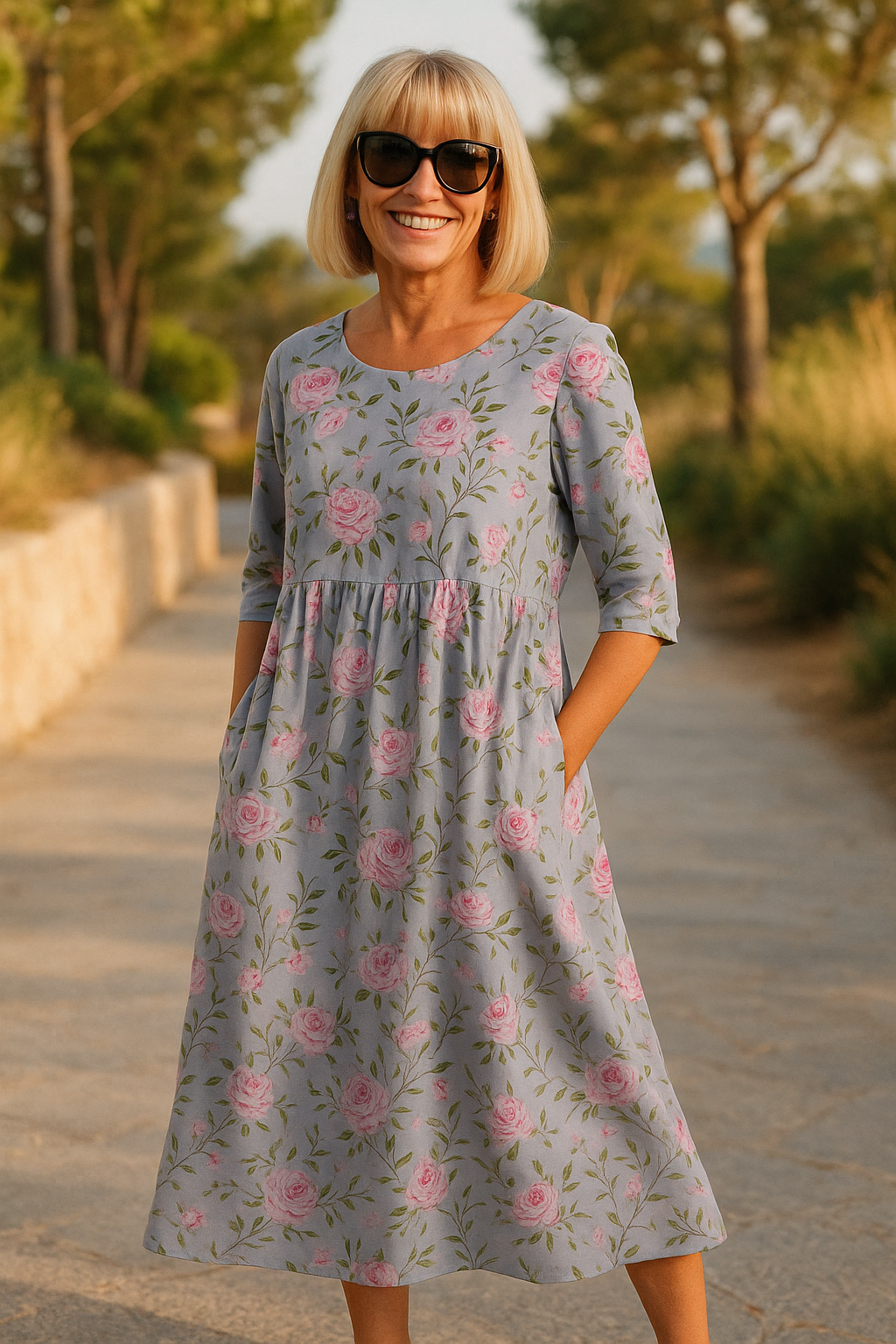 NATALIE | VESTITO MIDI RILASSATO