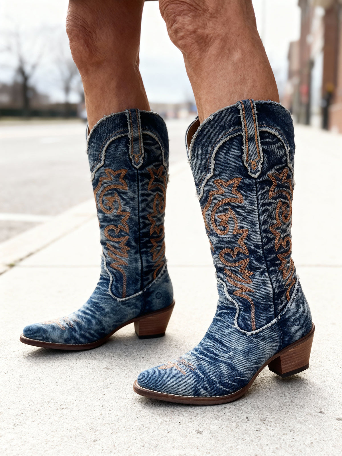 ELOISE | STIVALI TEXANI IN DENIM