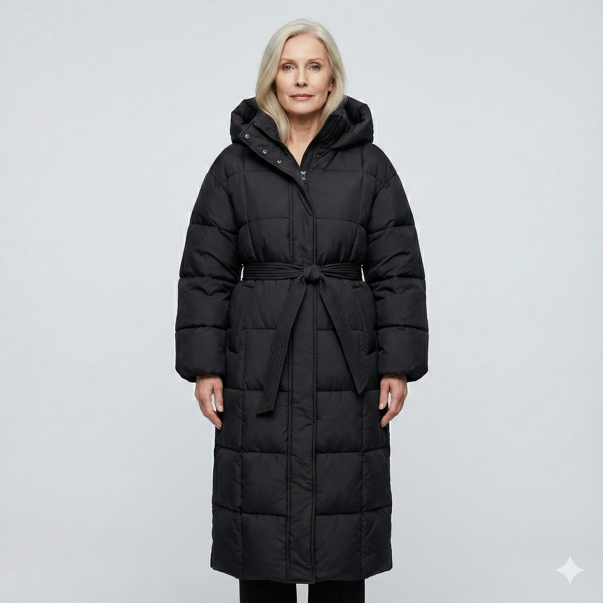 MATILDA | CAPPOTTO IMBOTTITO LUNGO CON CINTURA