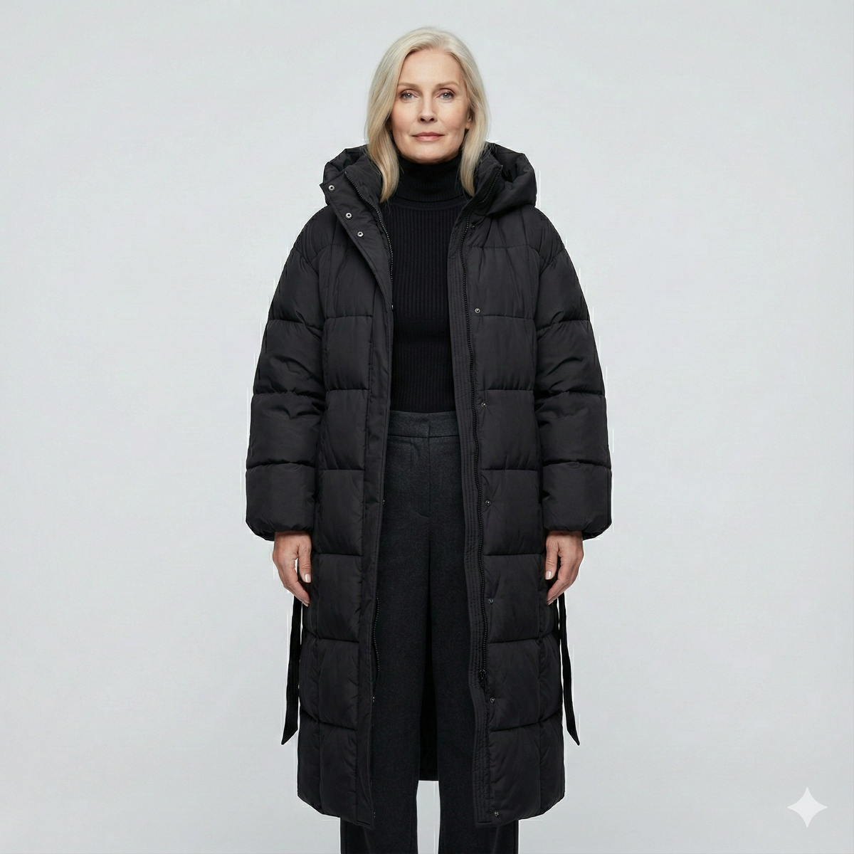 MATILDA | CAPPOTTO IMBOTTITO LUNGO CON CINTURA