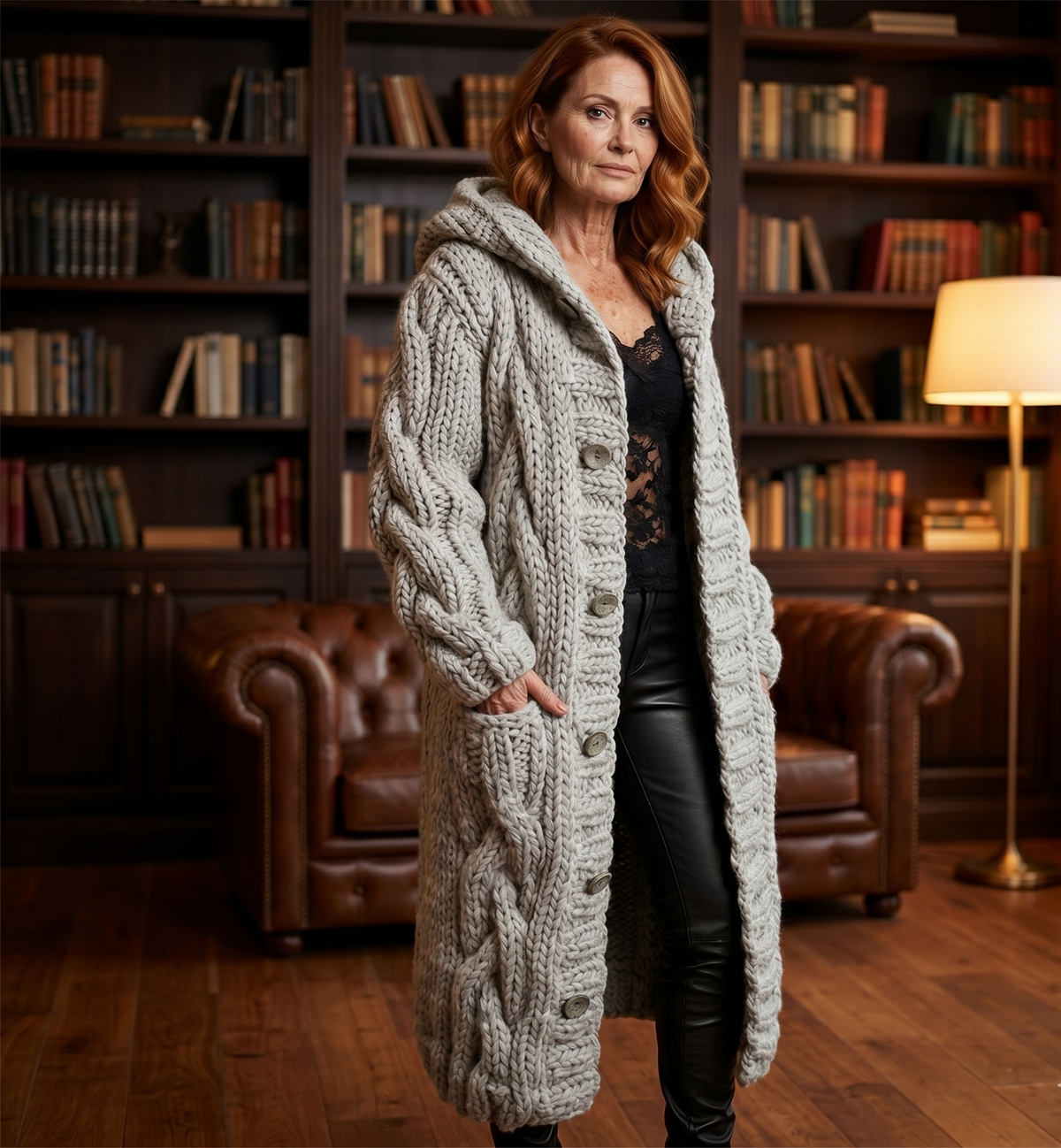 SERAFINA | CAPPOTTO ELEGANTE A TRECCE