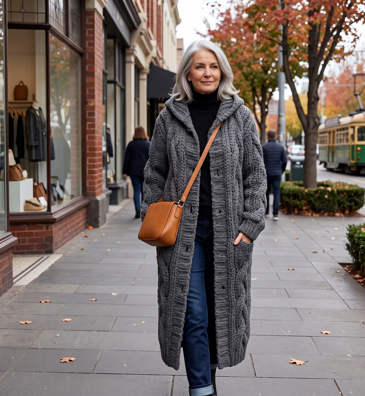 SERAFINA | CAPPOTTO ELEGANTE A TRECCE