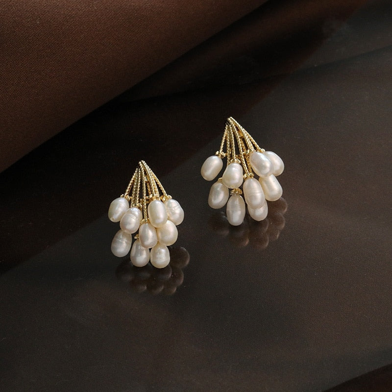 RAINA | ORECCHINI PEARL RAIN
