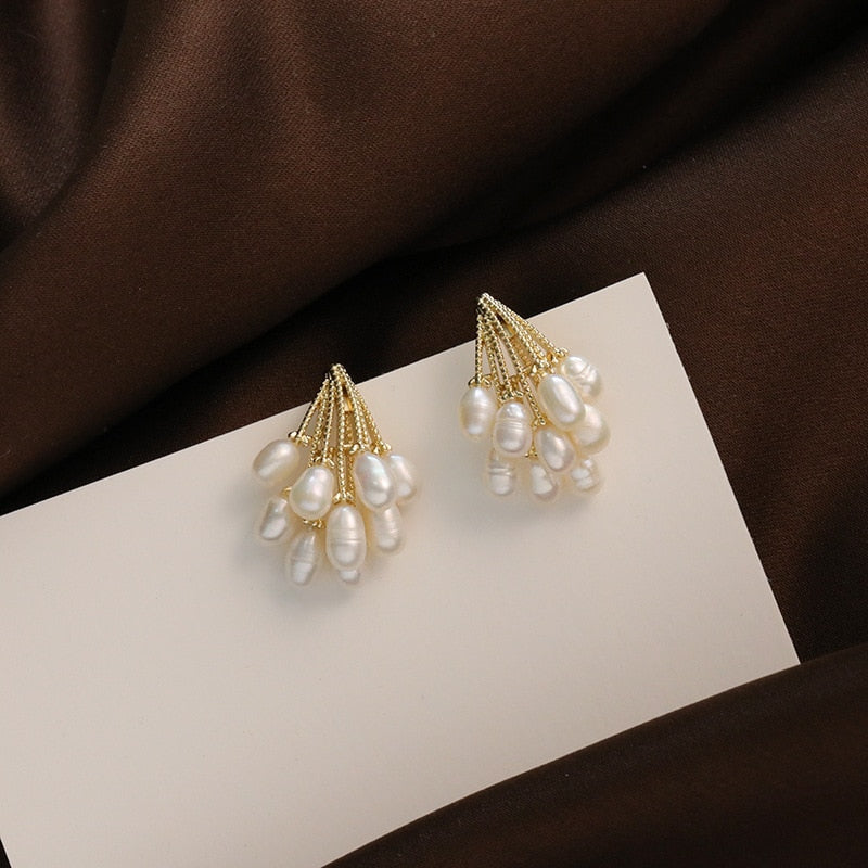 RAINA | ORECCHINI PEARL RAIN