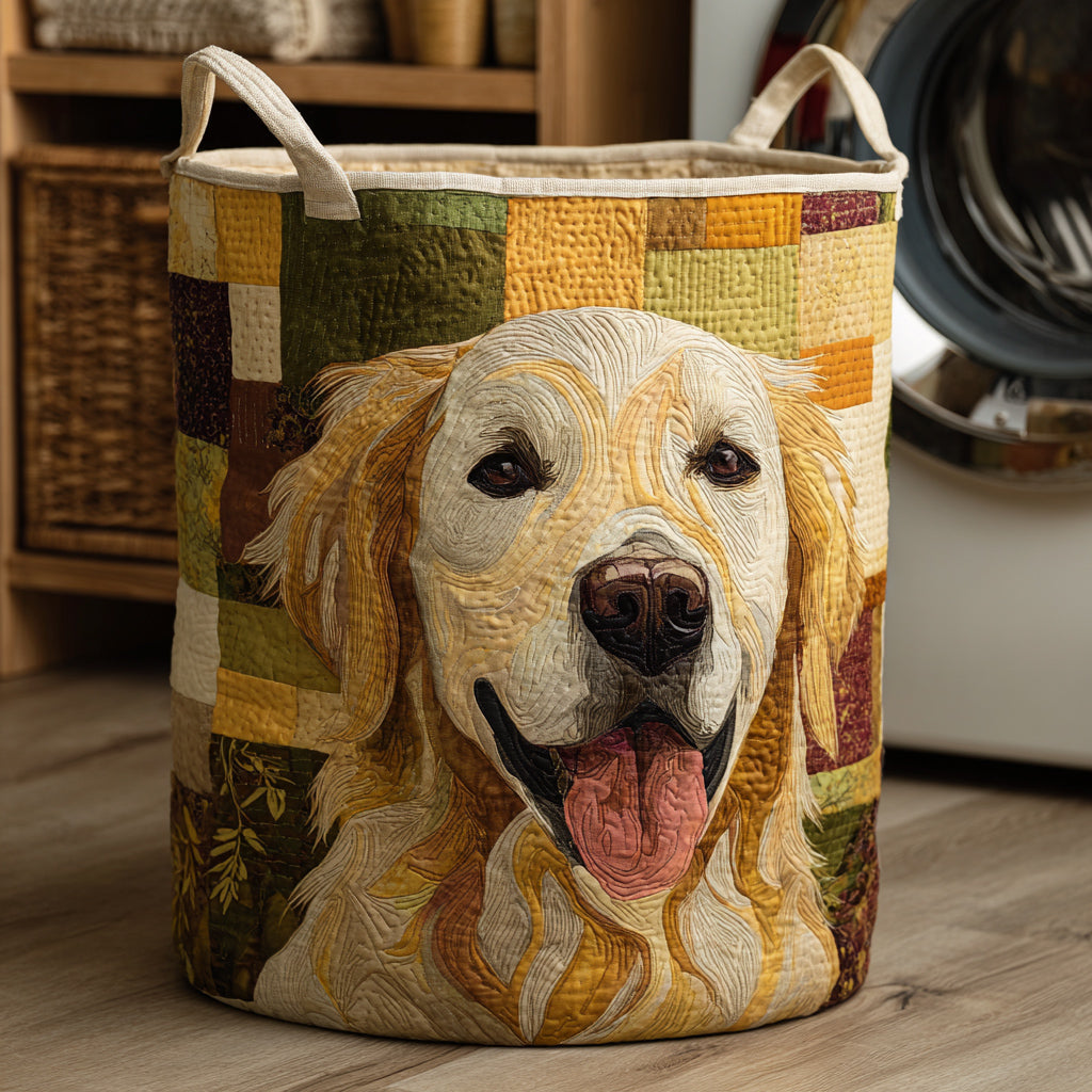 CESTINO PER BIANCHERIA SUNNY | FELICE GOLDEN RETRIEVER