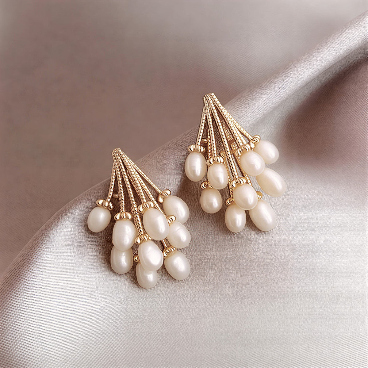 RAINA | ORECCHINI PEARL RAIN