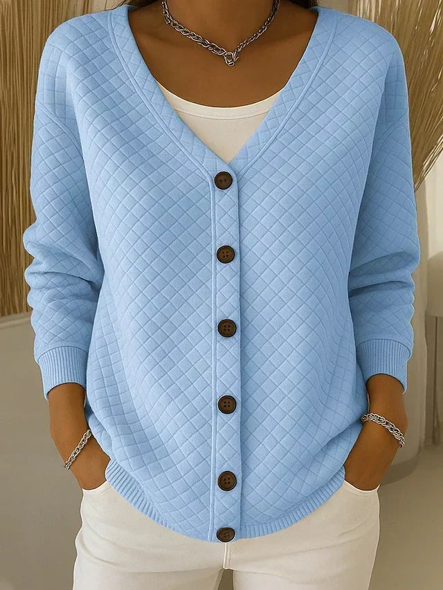 LAVERNE | CARDIGAN TRAPUNTATO CON BOTTONI SUL DAVANTI