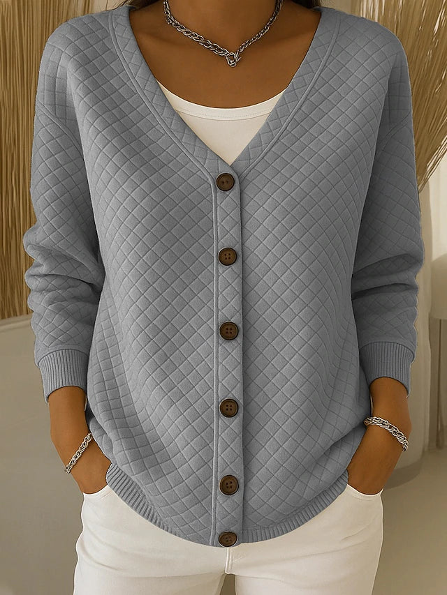 LAVERNE | CARDIGAN TRAPUNTATO CON BOTTONI SUL DAVANTI