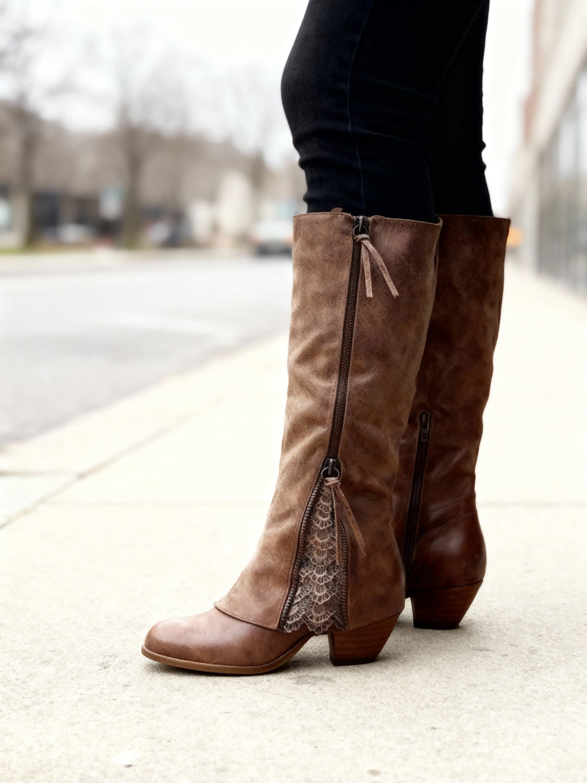 EVIE | STIVALI WESTERN IN PIZZO FEMMINILI