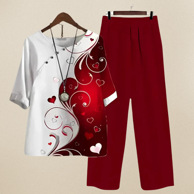 GWENDOLYN | COMPLETO CAMICIA E PANTALONE COMFORTABLE CHIC