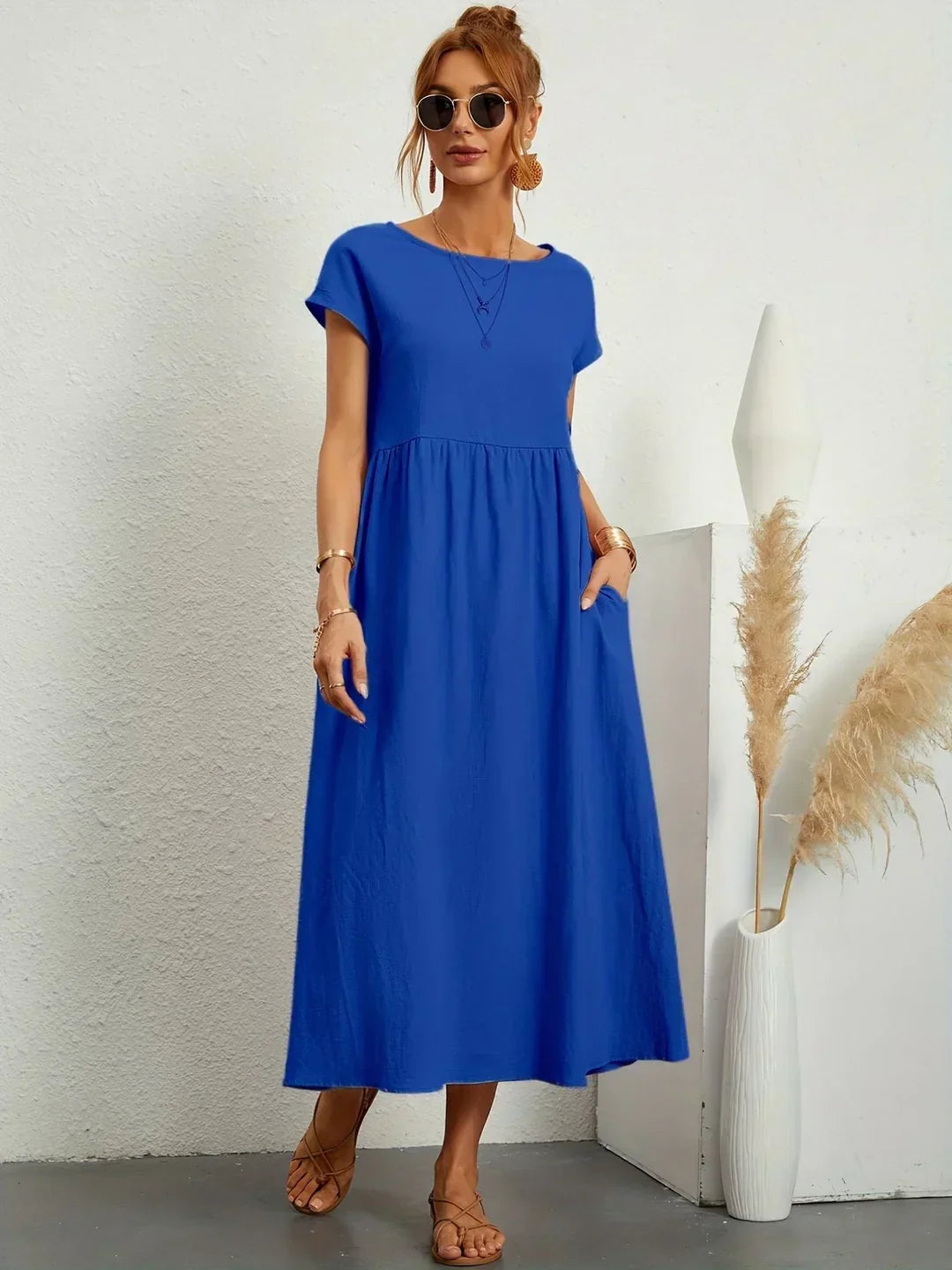 MAXINE | ABITO MIDI FLUIDO ELEGANTE E SENZA TEMPO