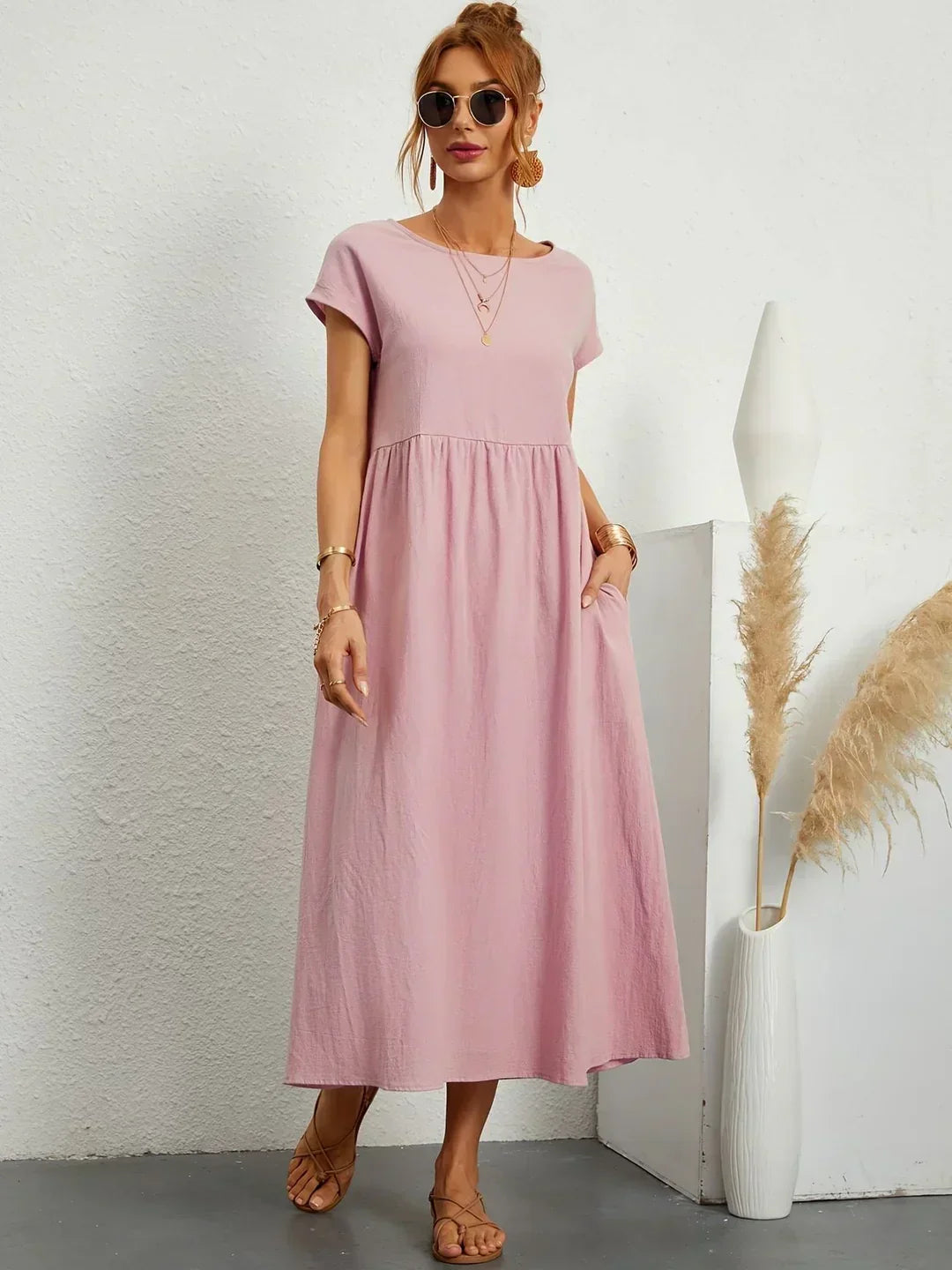 MAXINE | ABITO MIDI FLUIDO ELEGANTE E SENZA TEMPO