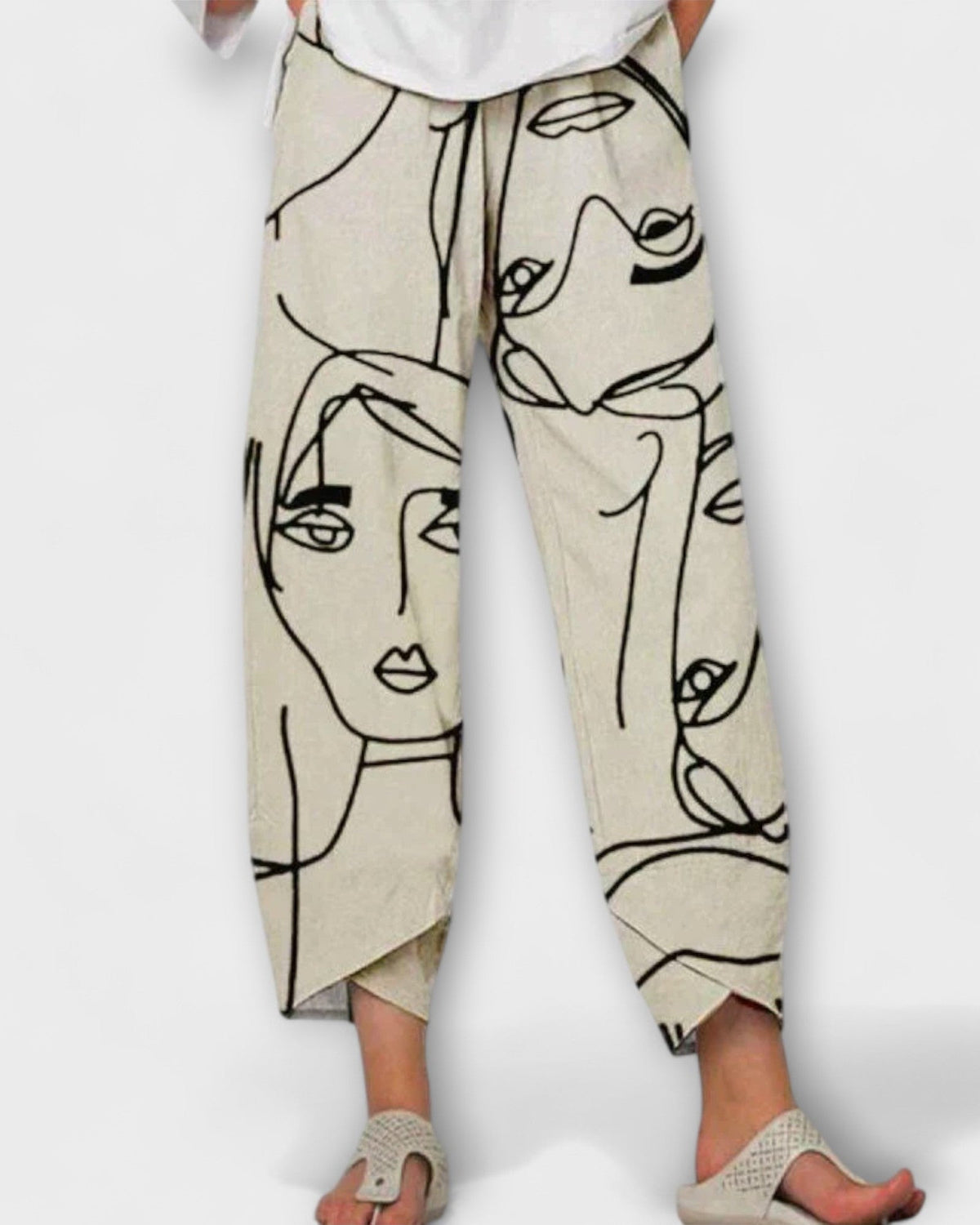 LYNETTE | PANTALONI CON MOTIVO CREATIVO