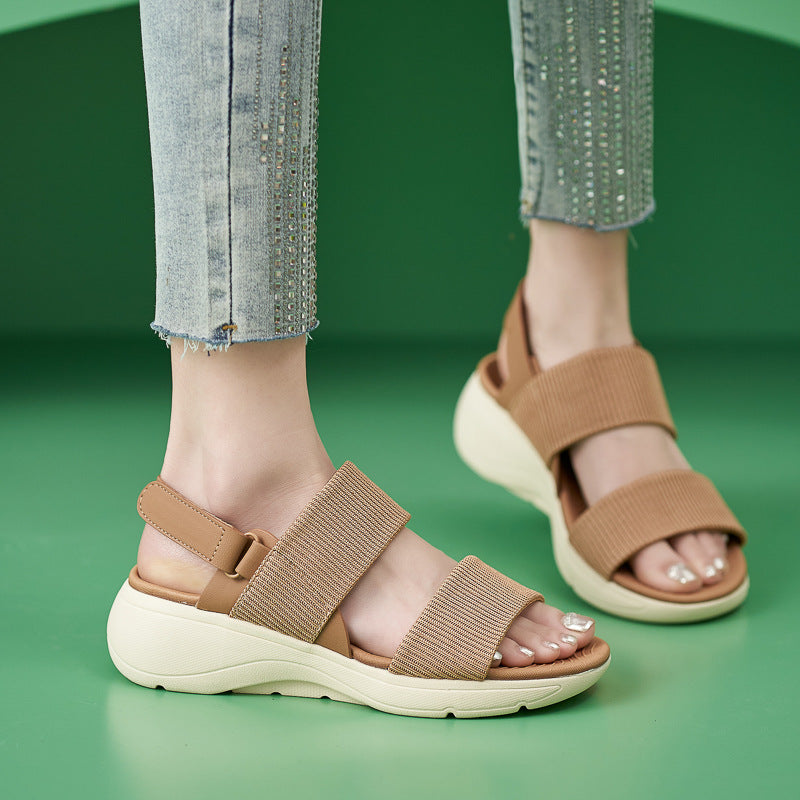 LILY | SANDALI ORTOPEDICI AMMORTIZZATI IN TESSUTO KNIT