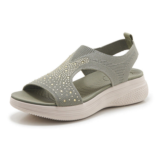 STELLA | SANDALI ORTOPEDICI IMBOTTITI CON STRASS