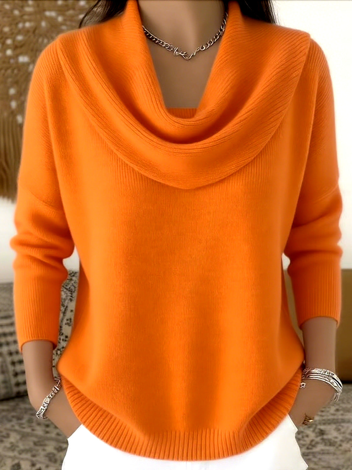 JULIETTE | MAGLIONE CON COLLO AD ANELLO