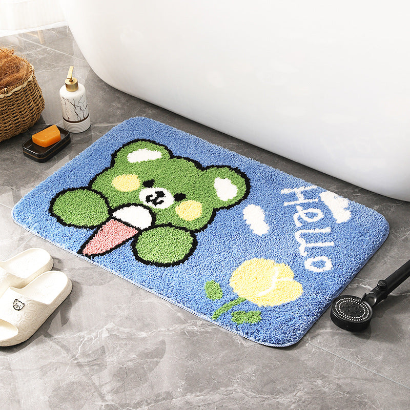 BUBBLEBEAR | TAPPETINO DA BAGNO ANTISCIVOLO A CARTONI ANIMATI