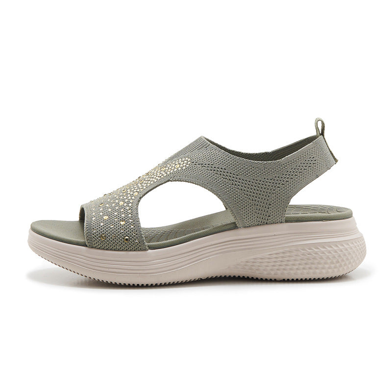 STELLA | SANDALI ORTOPEDICI IMBOTTITI CON STRASS