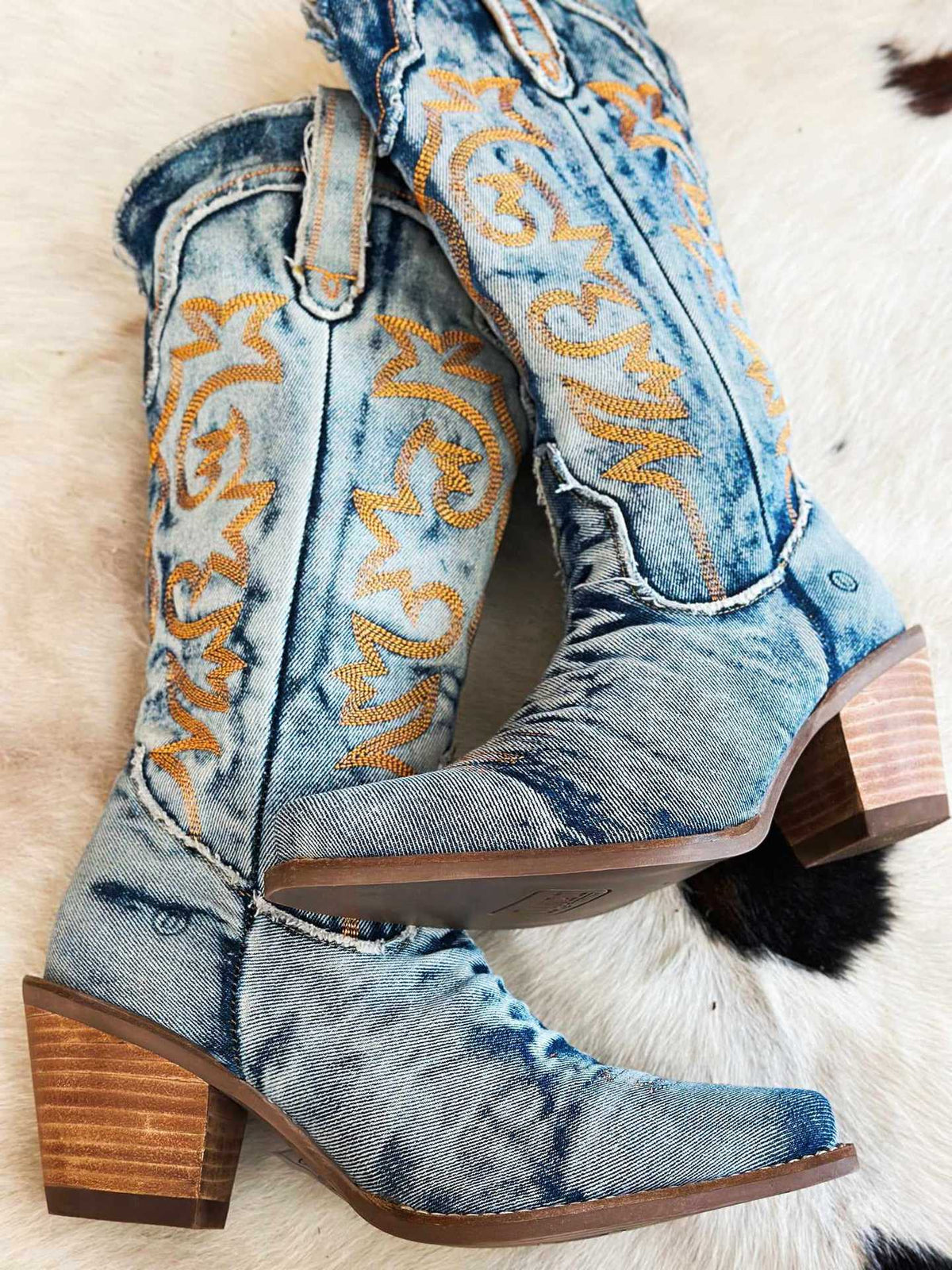 ELOISE | STIVALI TEXANI IN DENIM
