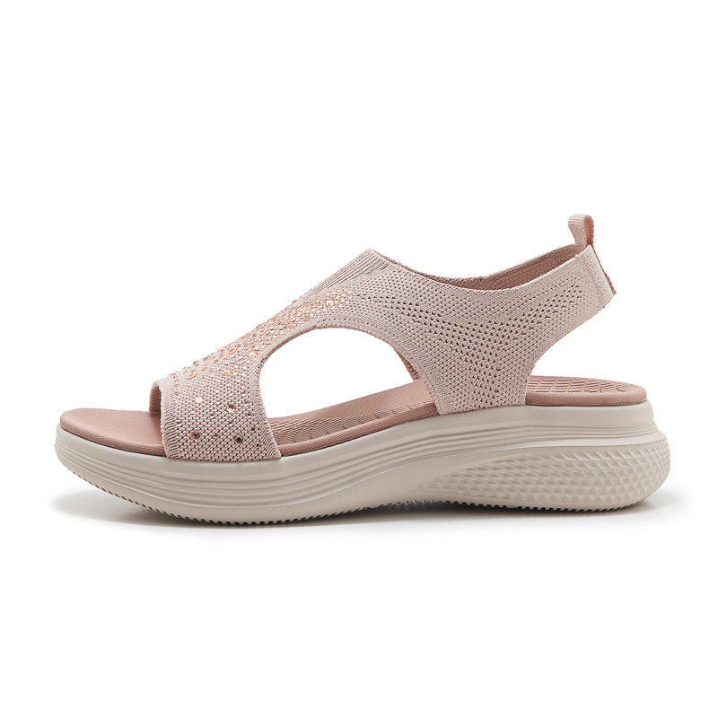 STELLA | SANDALI ORTOPEDICI IMBOTTITI CON STRASS