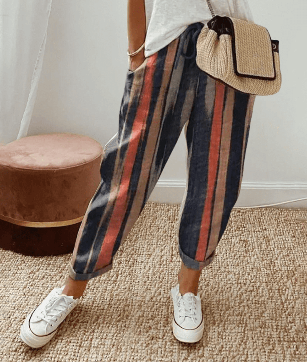 ALISON | PANTALONI CASUAL A FANTASIA