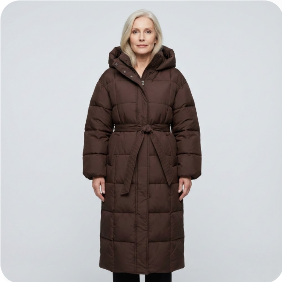 MATILDA | CAPPOTTO IMBOTTITO LUNGO CON CINTURA