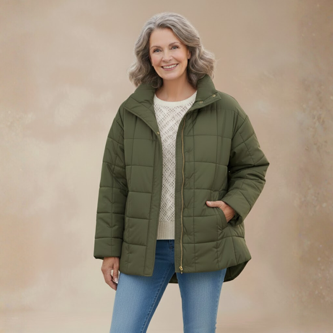 RUTH | GIACCA TRAPUNTATA CON ZIP