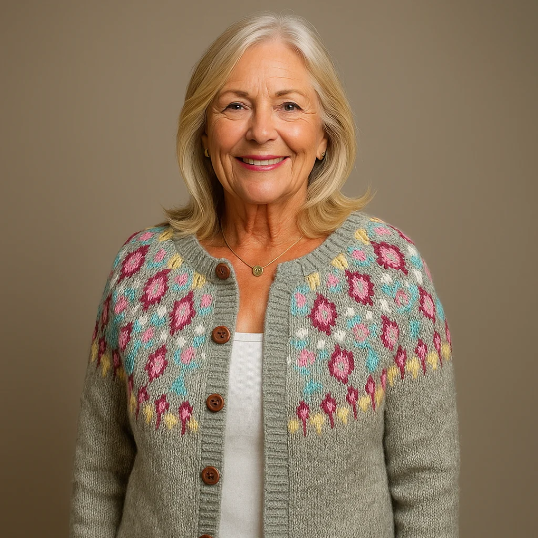 VIOLET | CARDIGAN ISLANDESE CLASSICO