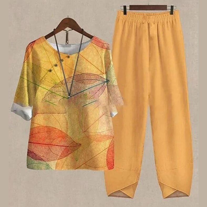 GWENDOLYN | COMPLETO CAMICIA E PANTALONE COMFORTABLE CHIC