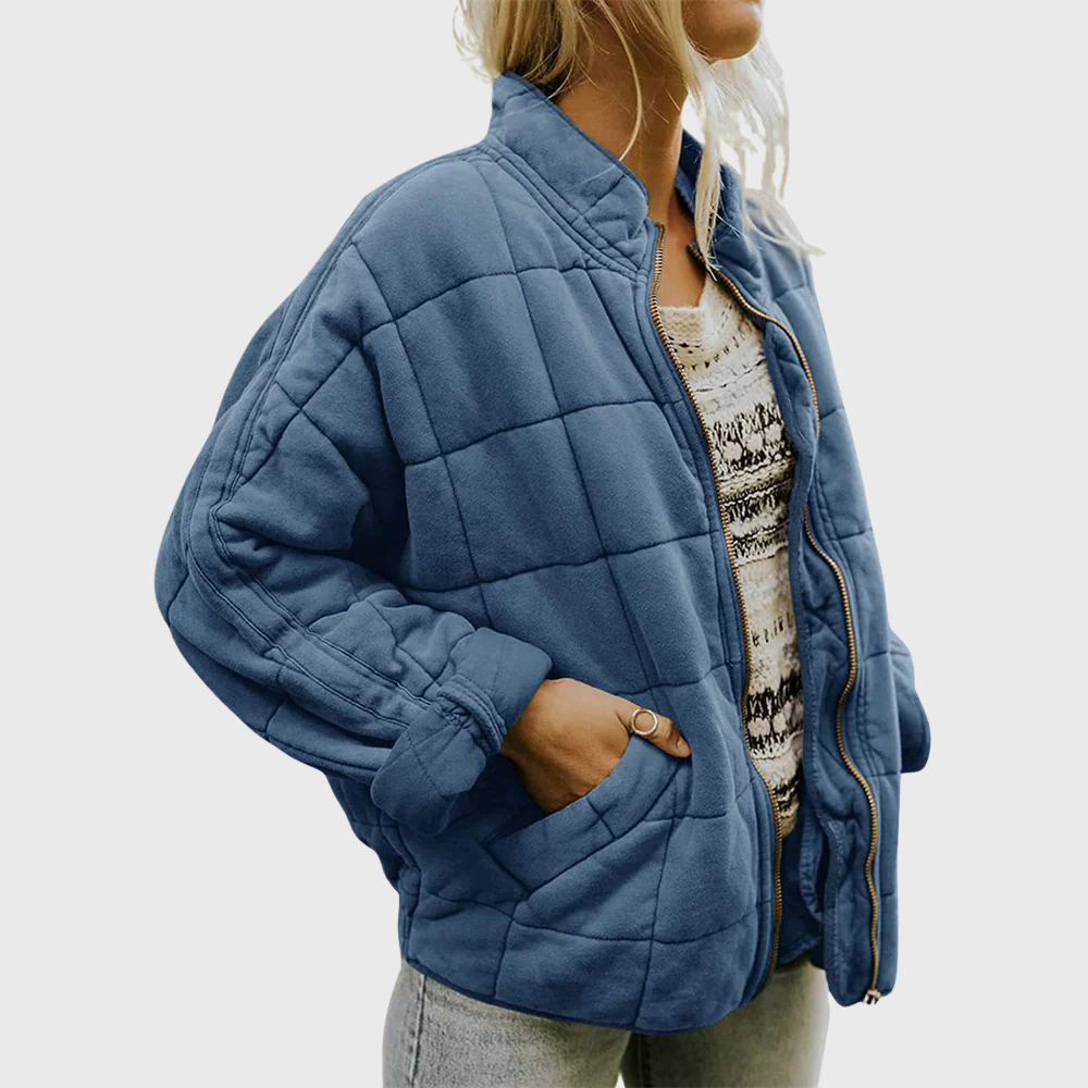 RUTH | GIACCA TRAPUNTATA CON ZIP