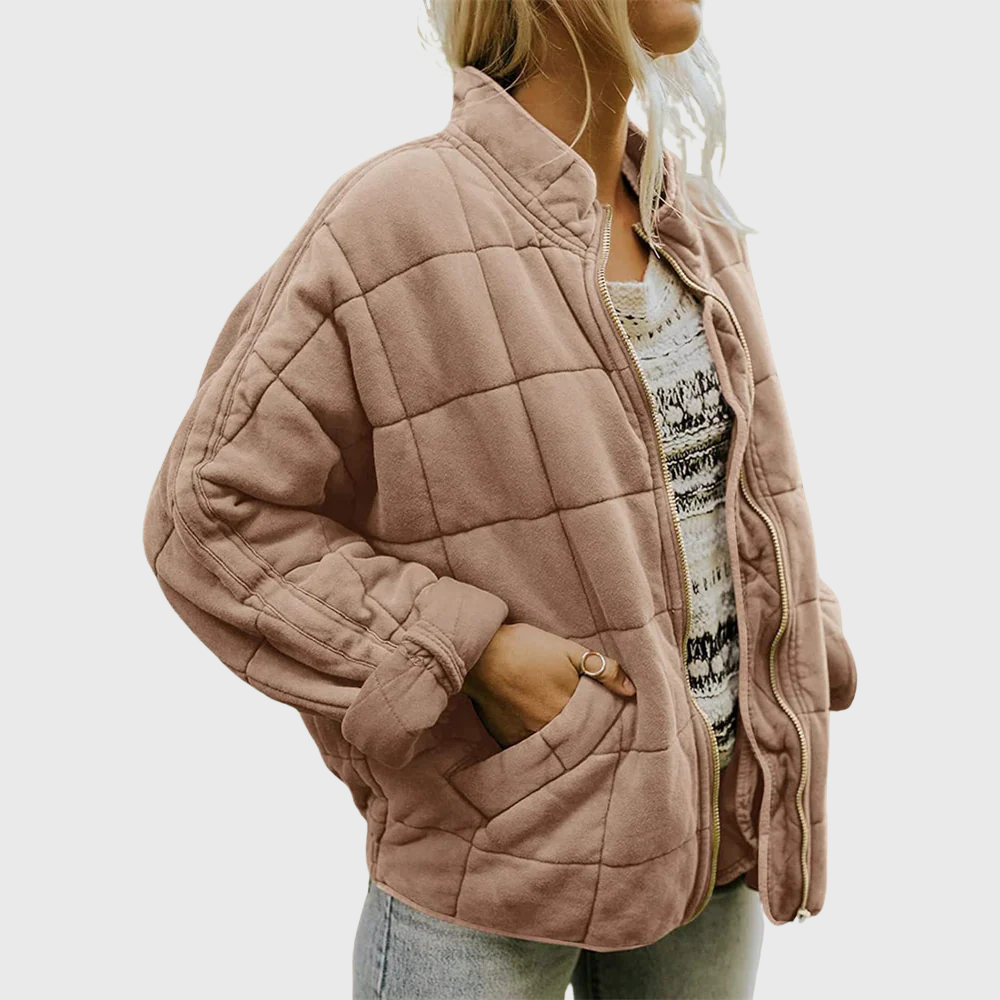 RUTH | GIACCA TRAPUNTATA CON ZIP