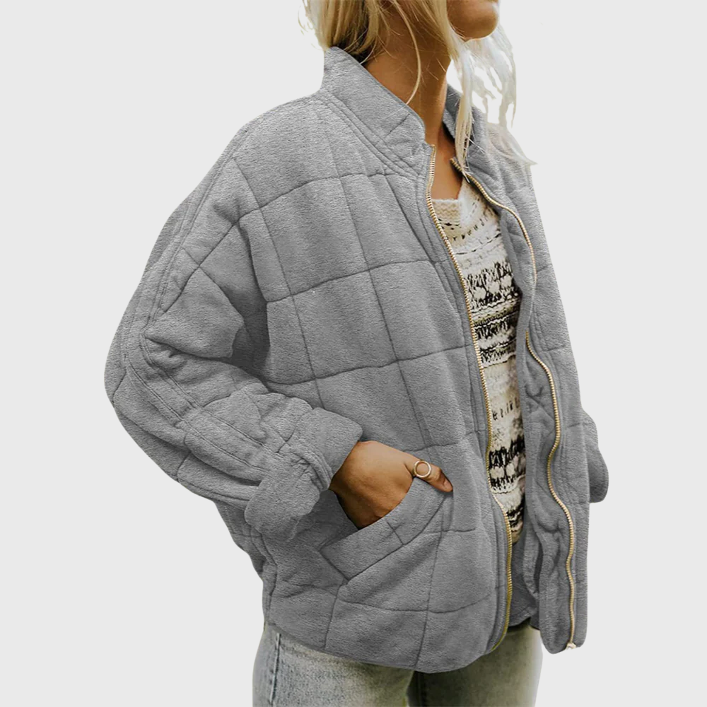 RUTH | GIACCA TRAPUNTATA CON ZIP