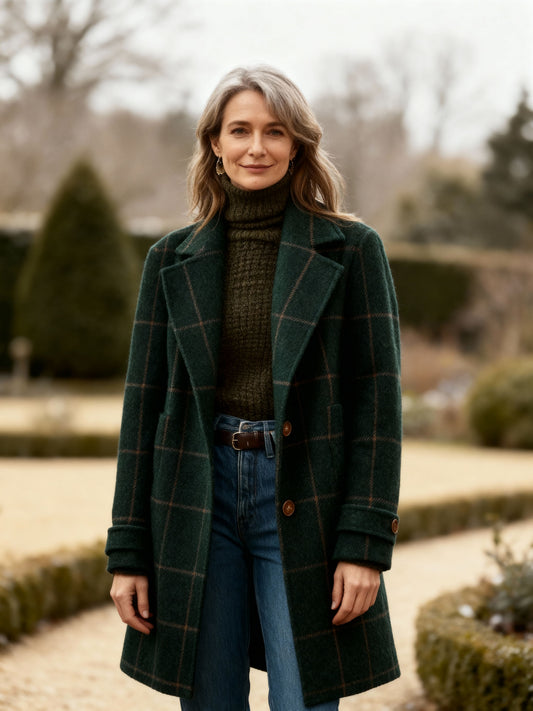 MARGUERITA | CAPPOTTO INVERNALE A QUADRI