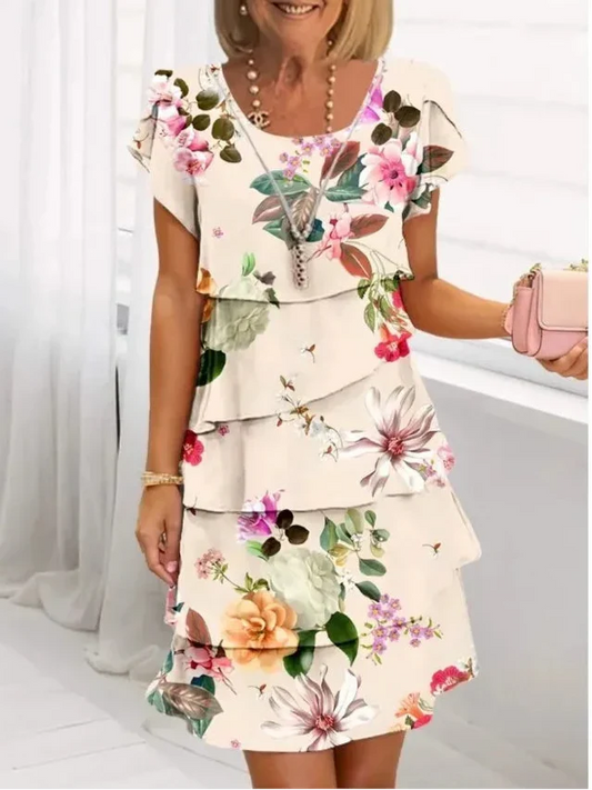 HELENA | ABITO ELEGANTE E COMODO CON VOLANT