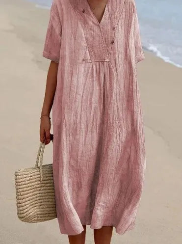 SILVANA | MAXI ABITO TESTURIZZATO RELAXED