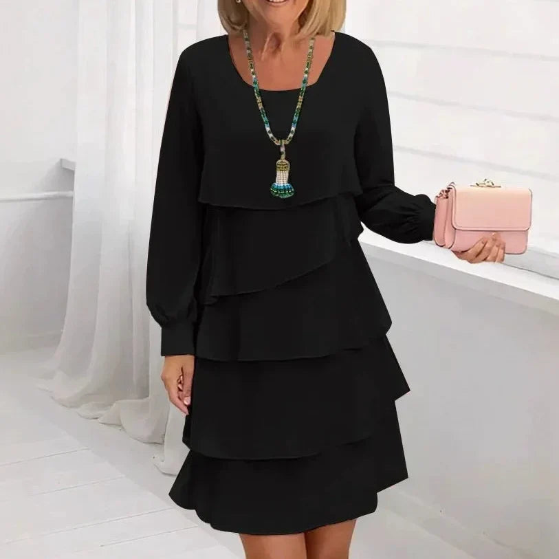 MARGARET | ABITO ELEGANTE E COMODO CON BALZE A MANICHE LUNGHE