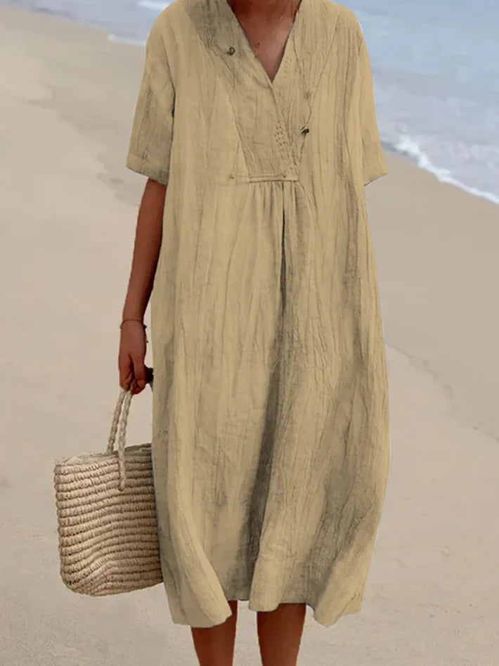 SILVANA | MAXI ABITO TESTURIZZATO RELAXED