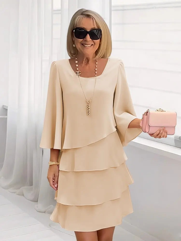 CATHERINE | ABITO CON VOLANT ELEGANT COMFORT