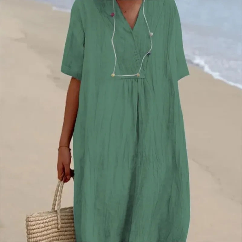 SILVANA | MAXI ABITO TESTURIZZATO RELAXED
