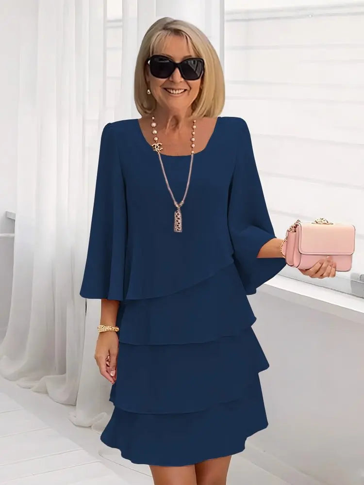 CATHERINE | ABITO CON VOLANT ELEGANT COMFORT