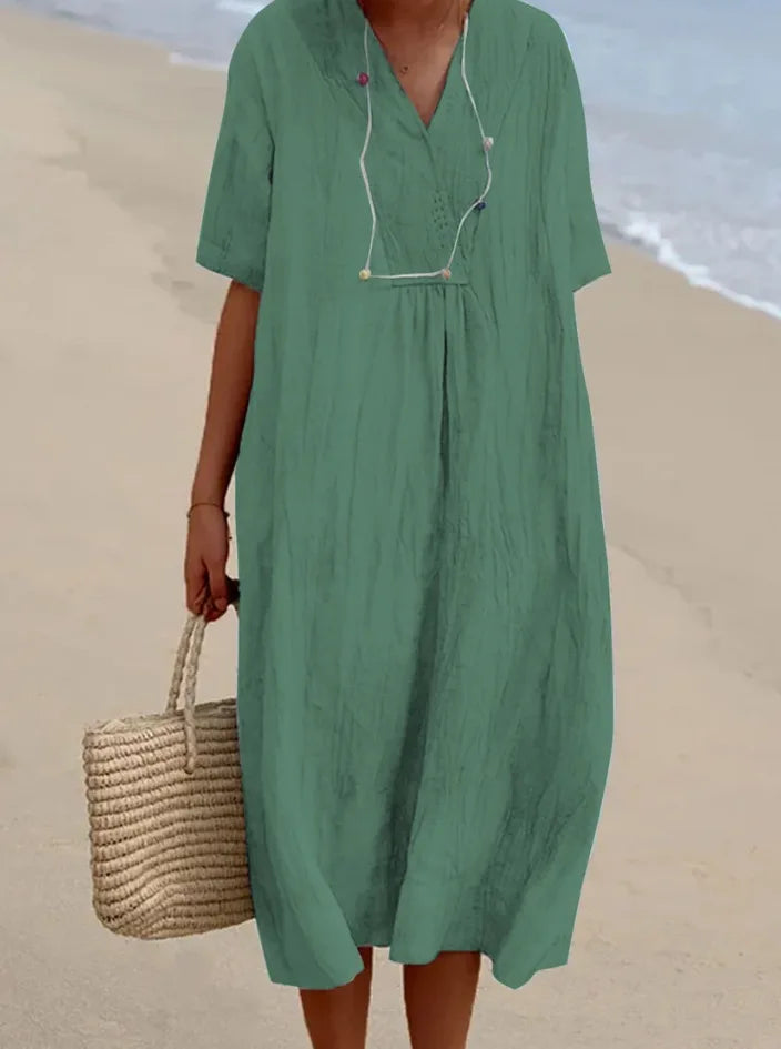SILVANA | MAXI ABITO TESTURIZZATO RELAXED