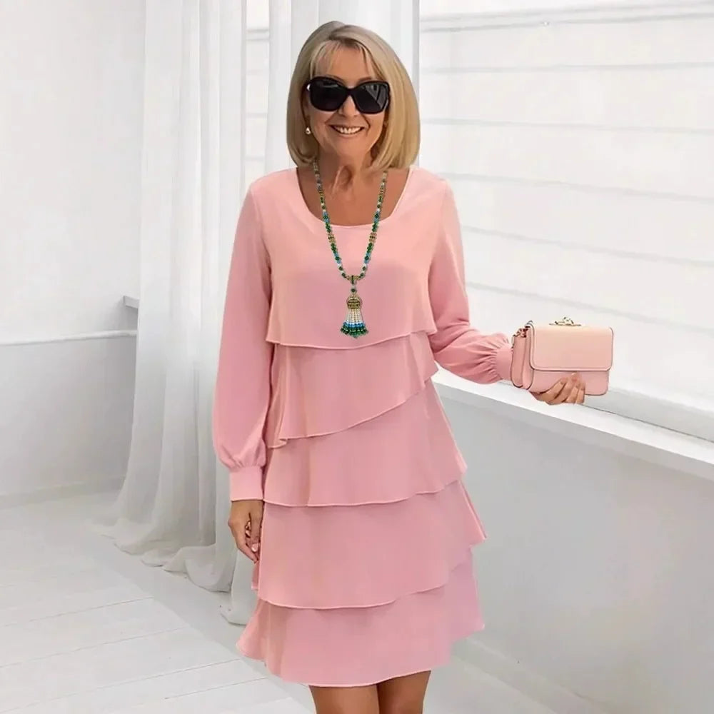 MARGARET | ABITO ELEGANTE E COMODO CON BALZE A MANICHE LUNGHE