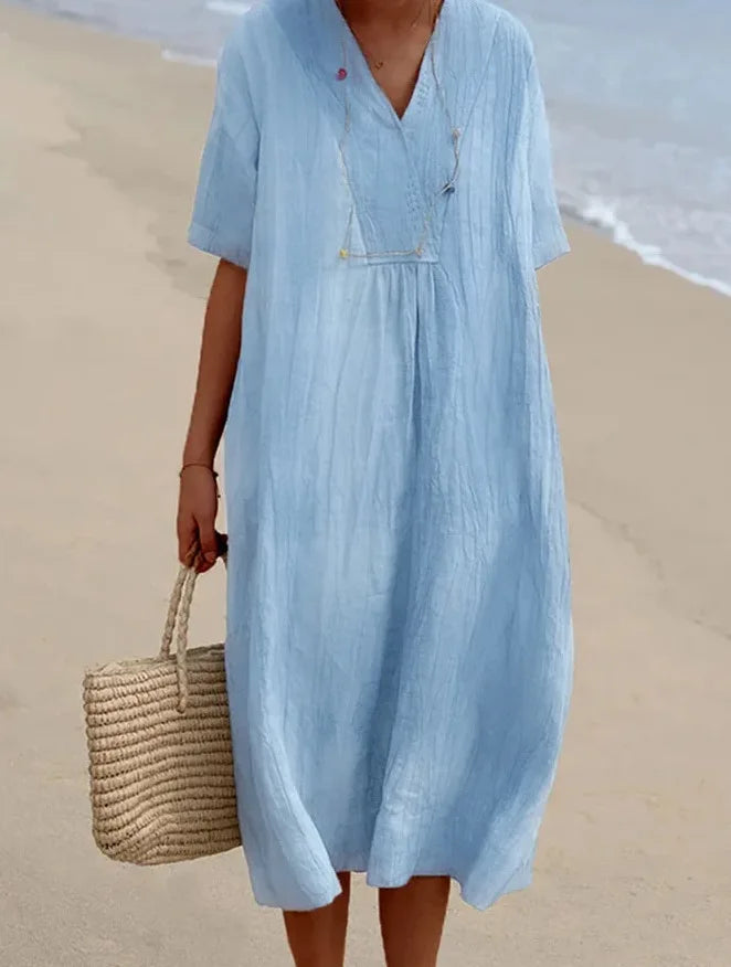 SILVANA | MAXI ABITO TESTURIZZATO RELAXED