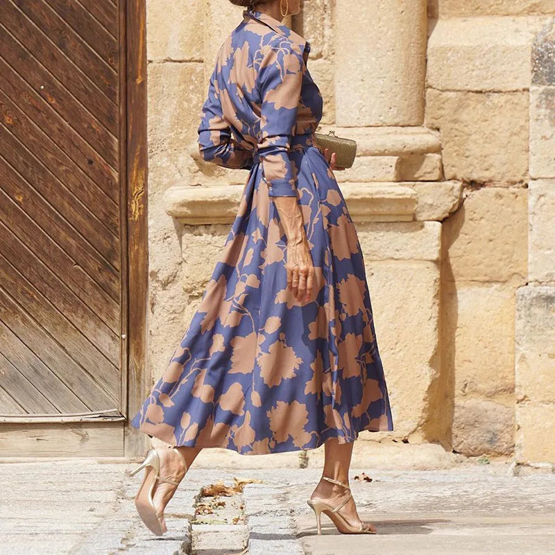 ÉLISE | ABITO LUNGO ELEGANTE A MANICHE LUNGHE