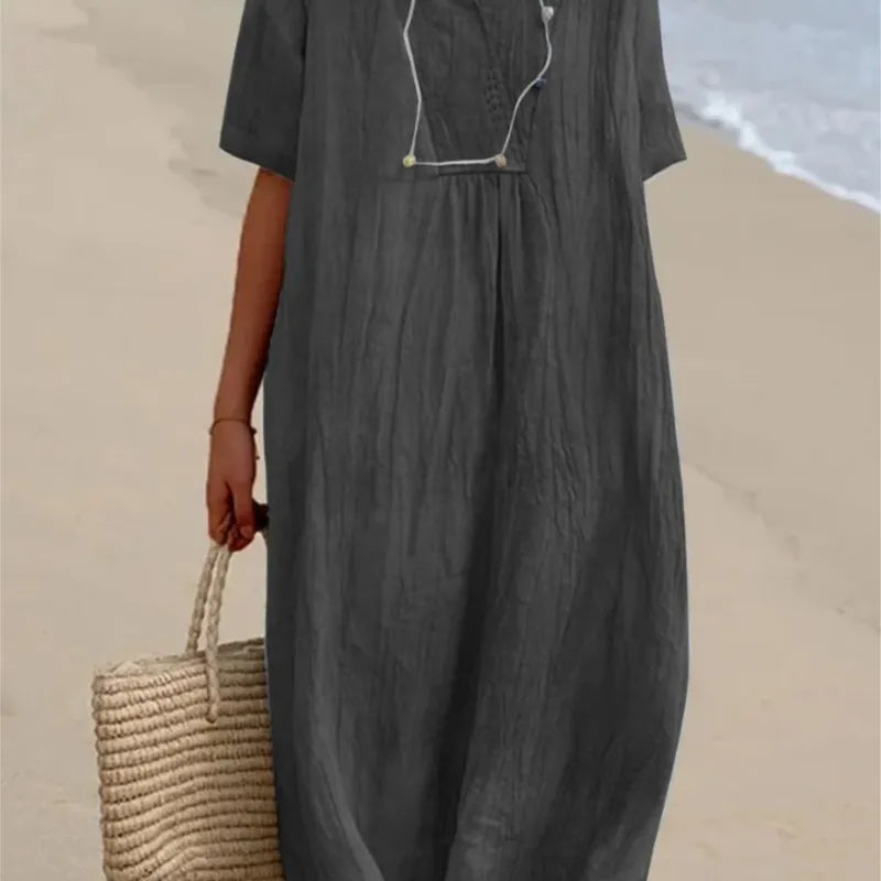 SILVANA | MAXI ABITO TESTURIZZATO RELAXED