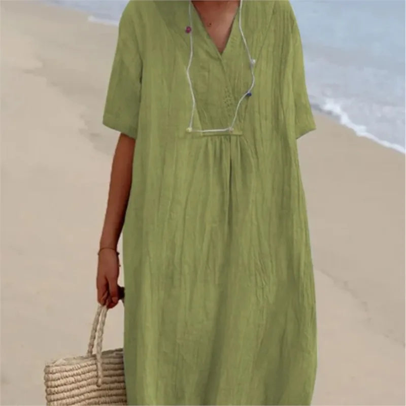 SILVANA | MAXI ABITO TESTURIZZATO RELAXED